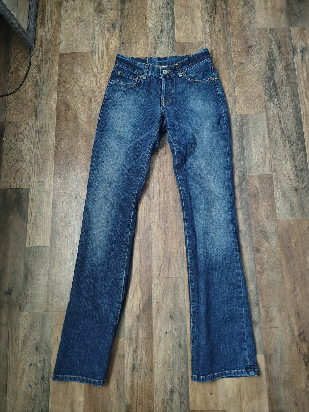 Lucky Brand Women's Blue Straight-Leg Jeans